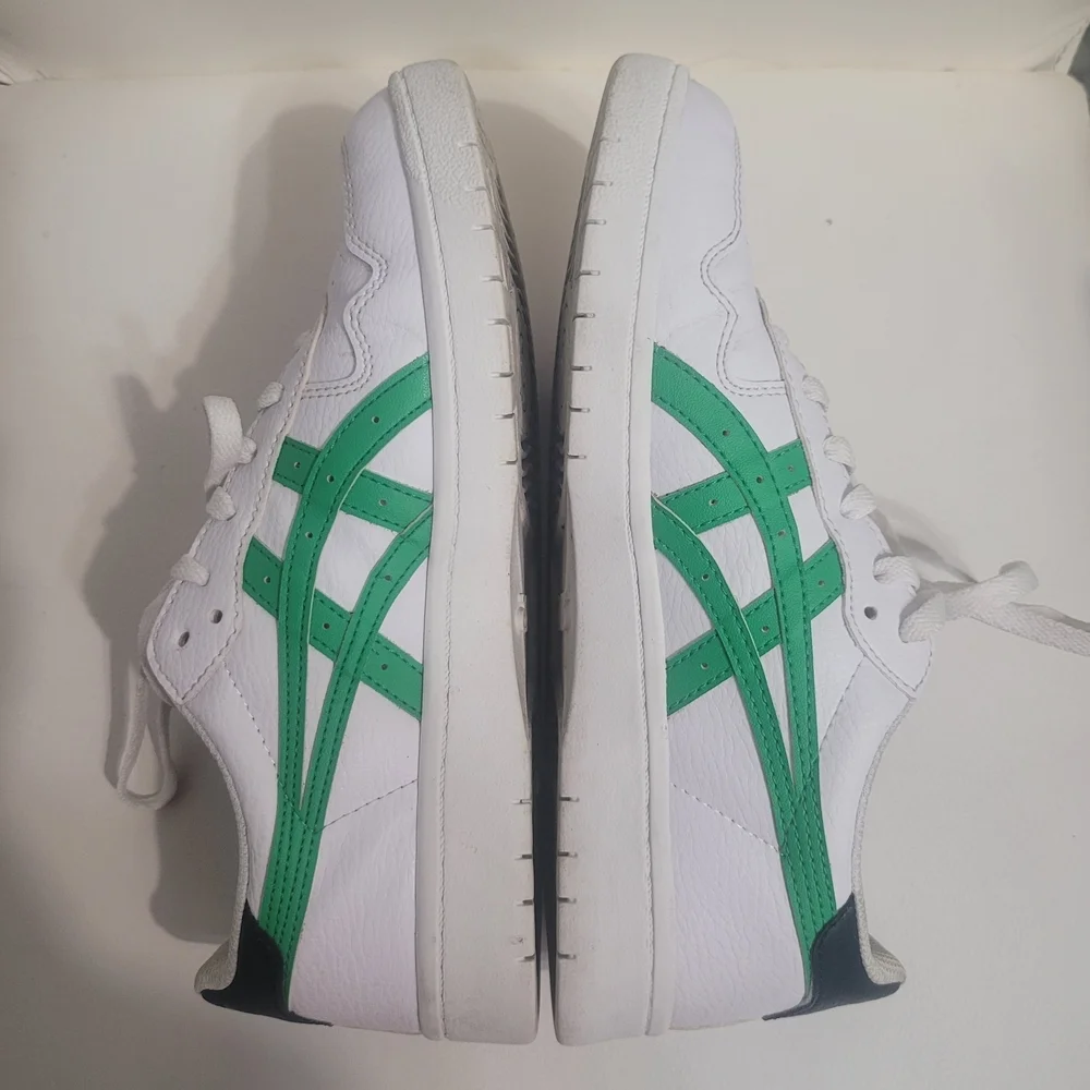 Asics Japan S White Sneakers with Blue and Green Accents Unisex  EUR39.5/ US6.5